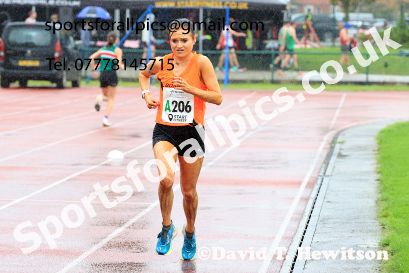 Senior Womens 4 Stage 2025 Northern Athletics Autumn Road Relays, Leigh, Lancashire. Photo: David T. Hewitson/Sports for All Pics